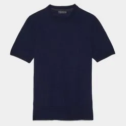 MERINO WOOL EASY CARE SHORT SLEEVE SWEATER