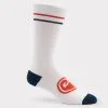 WOMEN'S HEART G'S NYLON RIBBED CREW SOCK