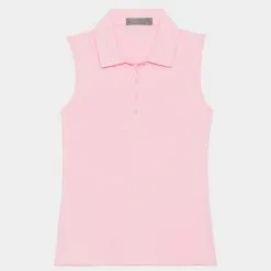 FEATHERWEIGHT SLEEVELESS POLO
