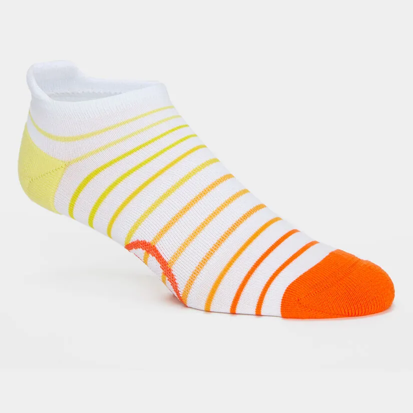 WOMEN'S GRADIENT STRIPE NYLON LOW SOCK