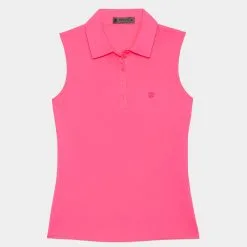 SLEEVELESS TECH PIQUÉ POLO