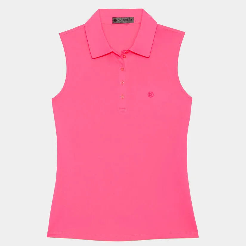 SLEEVELESS TECH PIQUÉ POLO