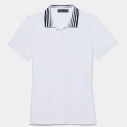 PLEATED COLLAR SILKY TECH NYLON POLO