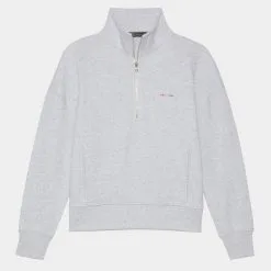 I HATE GOLF' BOXY FRENCH TERRY QUARTER ZIP PULLOVER