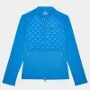 HYBRID QUILTED NYLON & TECH INTERLOCK SLIM FIT JACKET