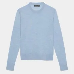 TALK BIRDIE TO ME MERINO WOOL CREWNECK SWEATER