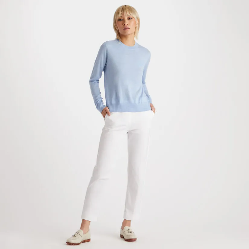 TALK BIRDIE TO ME MERINO WOOL CREWNECK SWEATER - Image 4