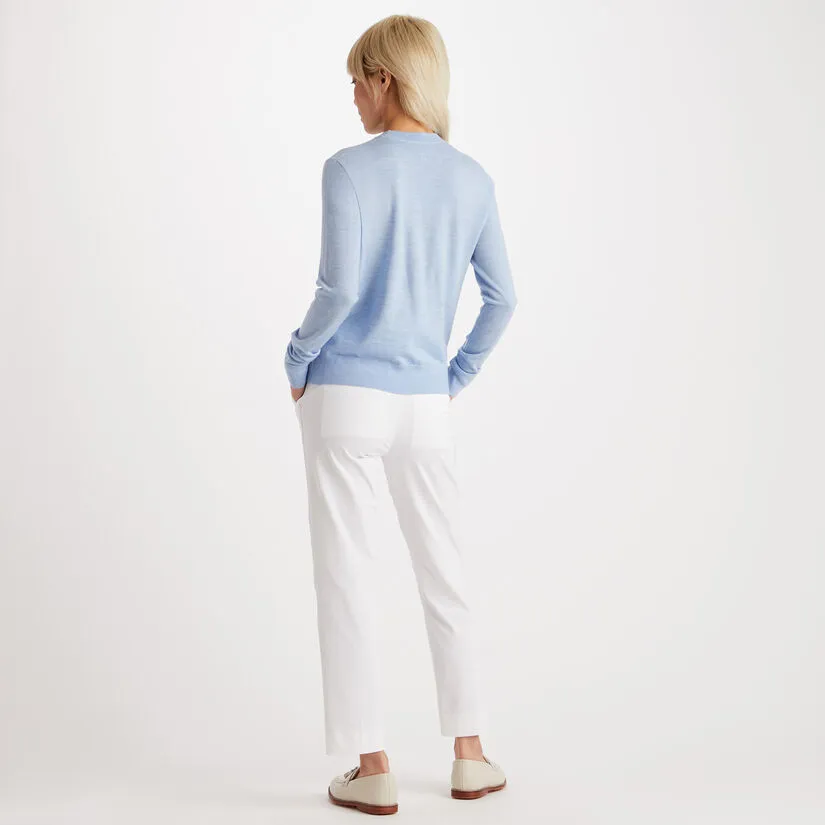 TALK BIRDIE TO ME MERINO WOOL CREWNECK SWEATER - Image 5