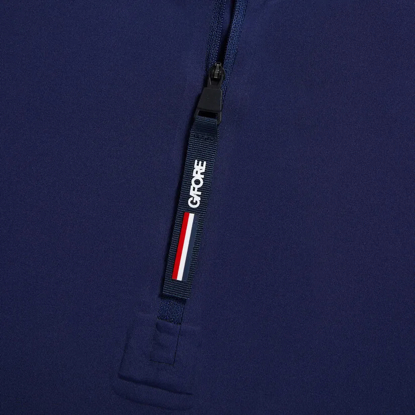 TECH NYLON SHORT SLEEVE OPS QUARTER ZIP HOODED SLIM FIT PULLOVER - Image 7