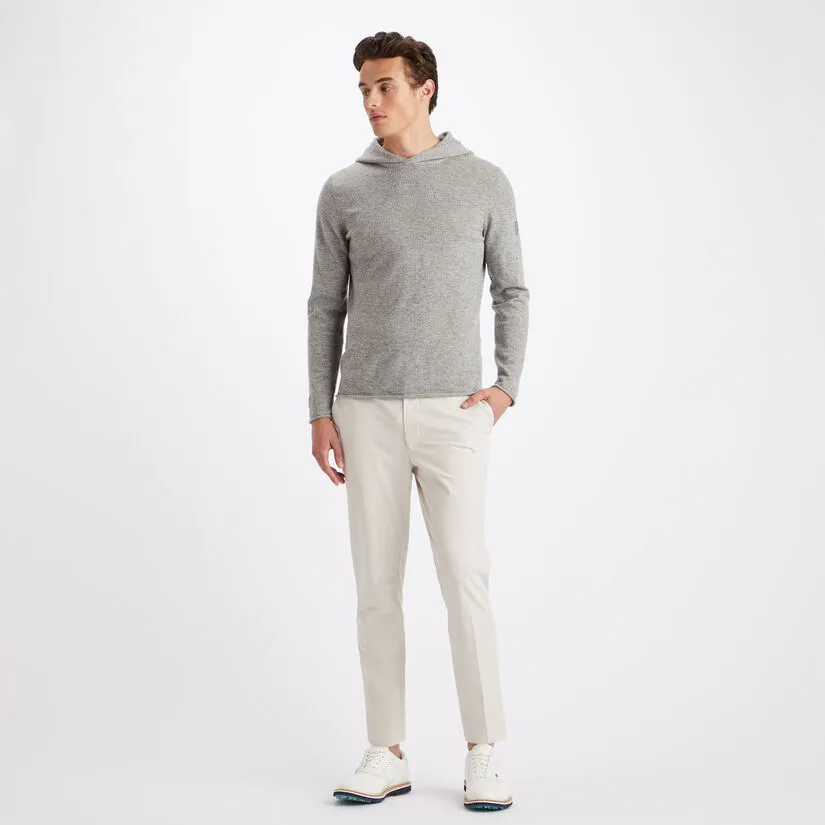 CASHMERE BLEND SLIM FIT HOODED PULLOVER SWEATER - Image 4