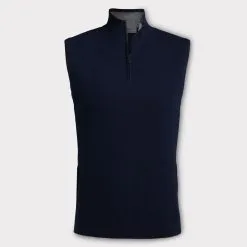 MERINO WOOL TECH-LINED DUNES SLIM FIT VEST