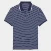 PERFORATED STRIPE POLO