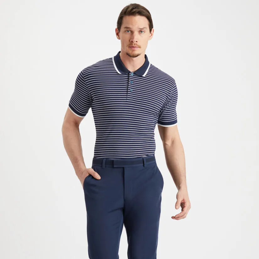 PERFORATED STRIPE POLO - Image 3