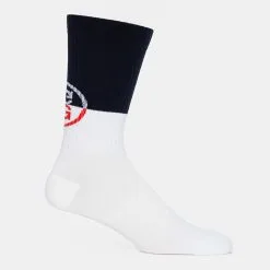 CIRCLE G RIBBED COMPRESSION CREW SOCK