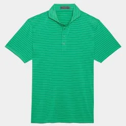 CLUB STRIPE TECH JERSEY SLIM FIT POLO