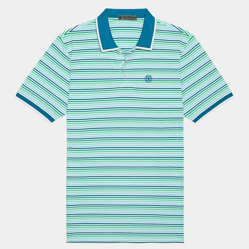 CINQUE TERRE RIB COLLAR TECH PIQUÉ SLIM FIT POLO