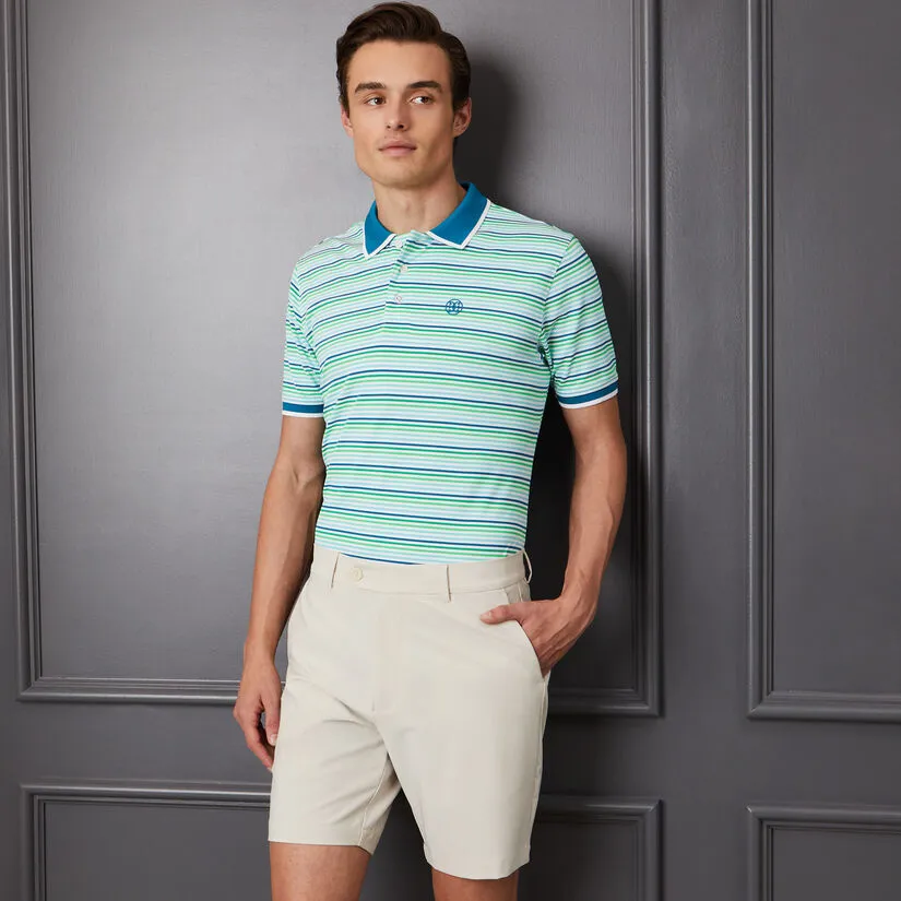 CINQUE TERRE RIB COLLAR TECH PIQUÉ SLIM FIT POLO - Image 2