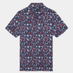 PALM FRONDS TECH PIQUÉ SLIM FIT POLO