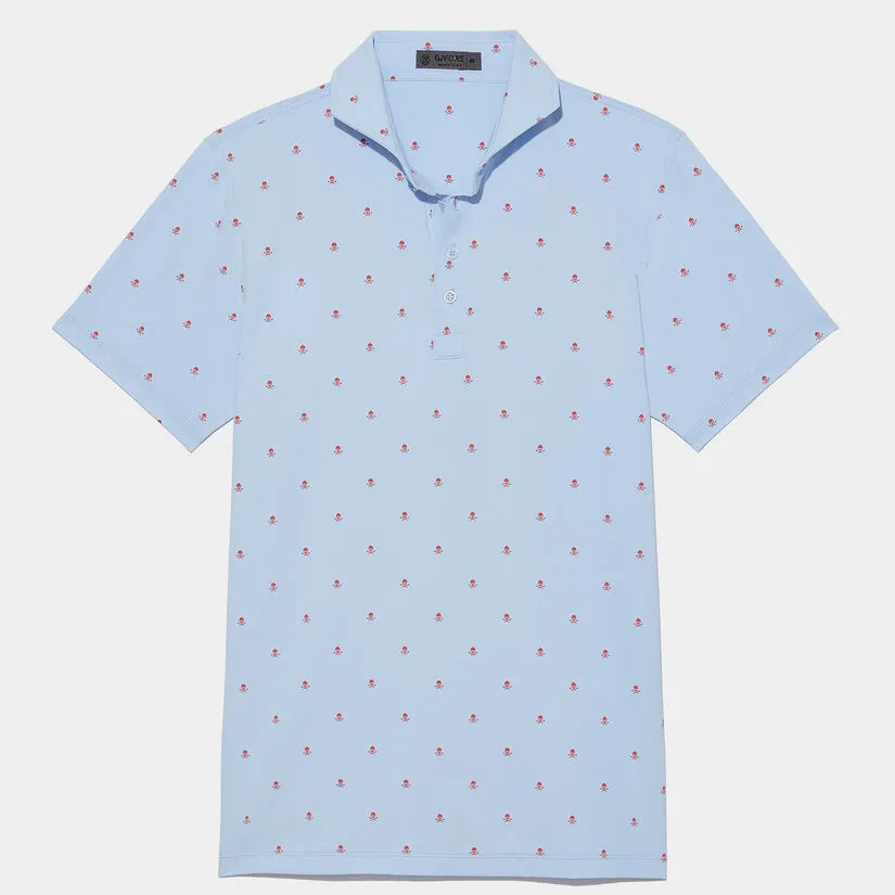 SKULL & T'S ICE NYLON SLIM FIT POLO