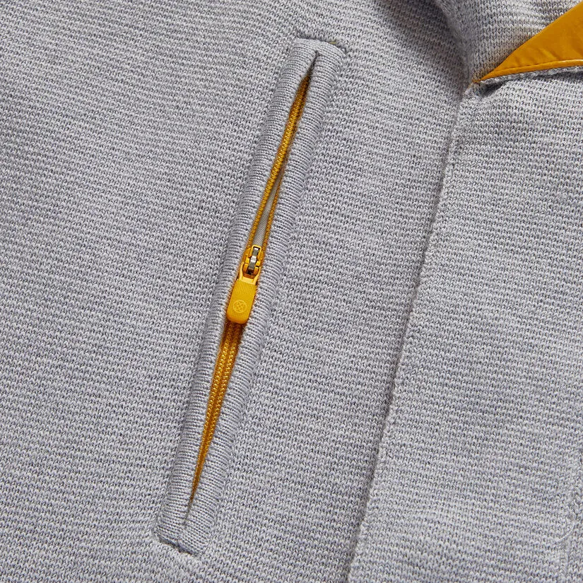 HOODED MERINO WOOL SLIM FIT FULL ZIP VEST - Image 7