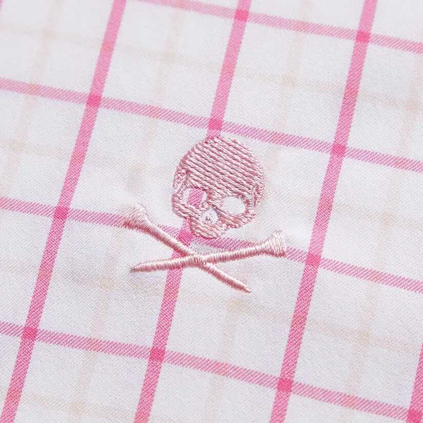 TATTERSALL PLAID MODERN SPREAD COLLAR NYLON WOVEN SLIM FIT SHIRT - Image 6